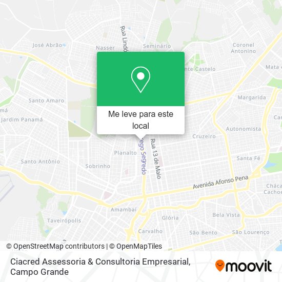 Ciacred Assessoria & Consultoria Empresarial mapa