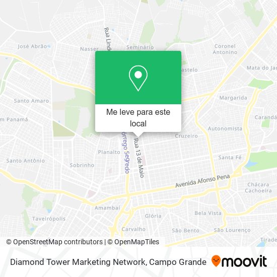 Diamond Tower Marketing Network mapa