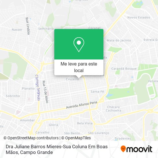 Dra Juliane Barros Mieres-Sua Coluna Em Boas Mãos mapa