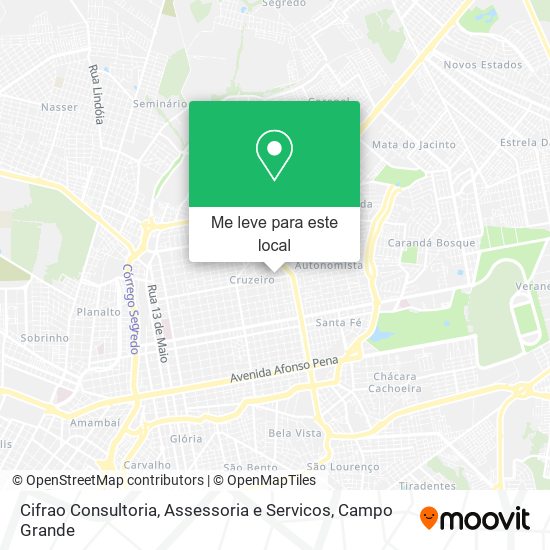 Cifrao Consultoria, Assessoria e Servicos mapa