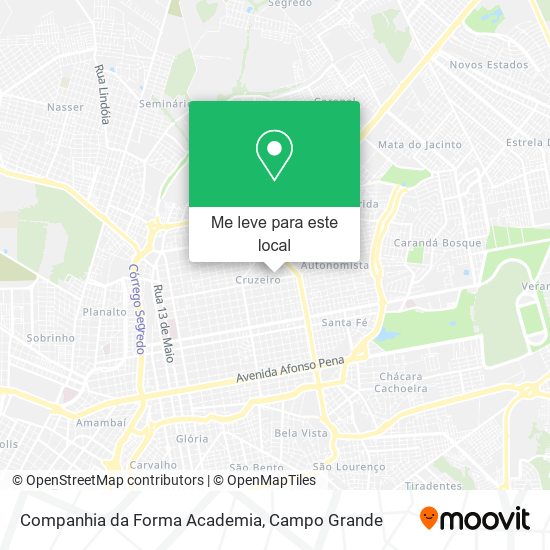 Companhia da Forma Academia mapa