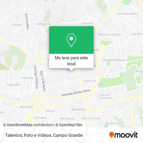 Talentos, Foto e Videos mapa