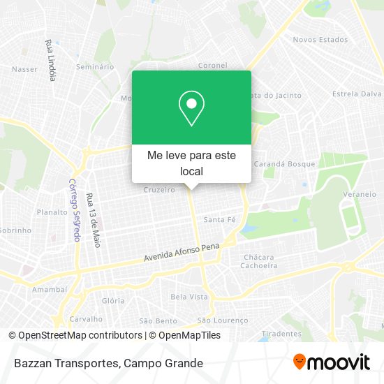 Bazzan Transportes mapa