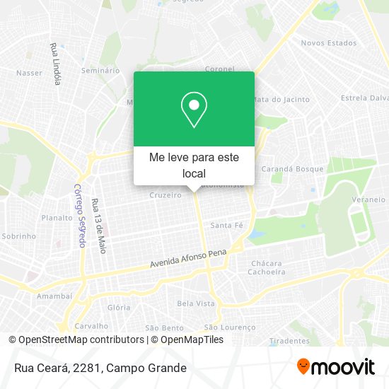 Rua Ceará, 2281 mapa