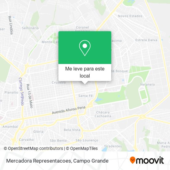 Mercadora Representacoes mapa