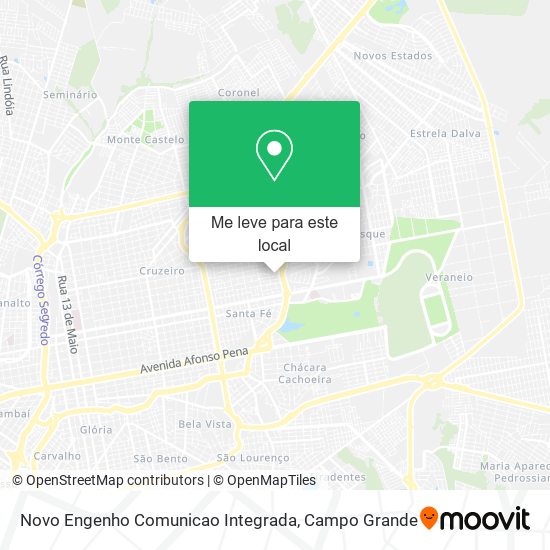 Novo Engenho Comunicao Integrada mapa