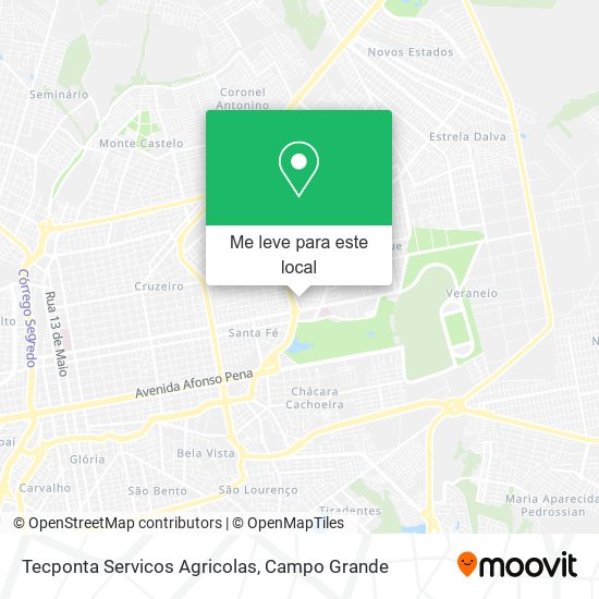 Tecponta Servicos Agricolas mapa