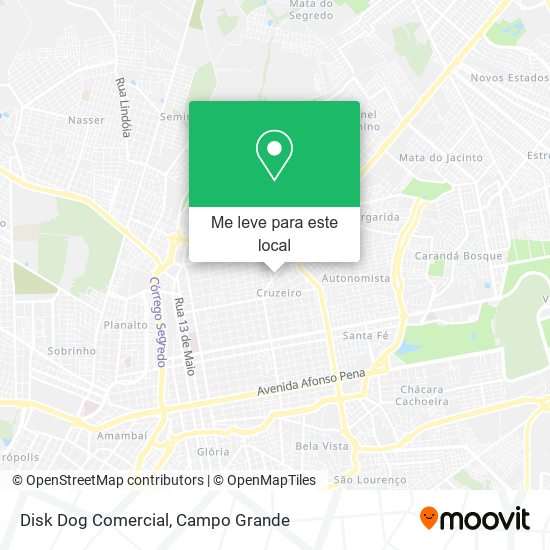 Disk Dog Comercial mapa