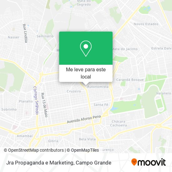 Jra Propaganda e Marketing mapa