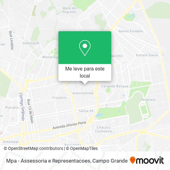 Mpa - Assessoria e Representacoes mapa