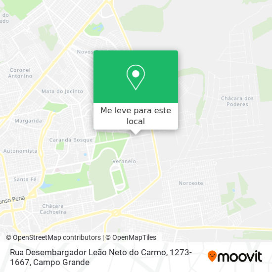 Rua Desembargador Leão Neto do Carmo, 1273-1667 mapa