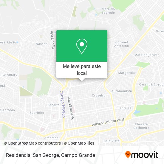 Residencial San George mapa