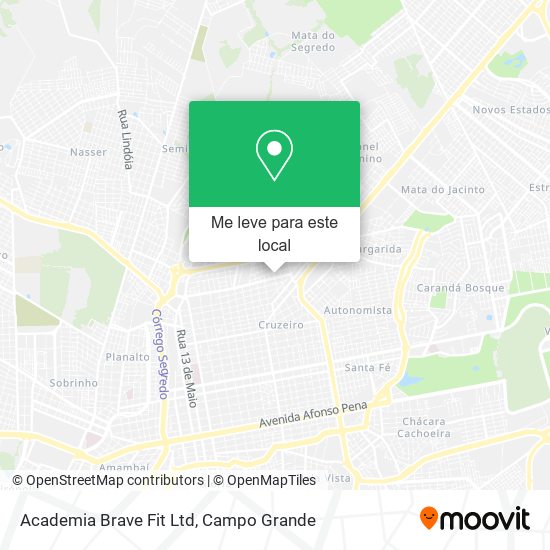 Academia Brave Fit Ltd mapa