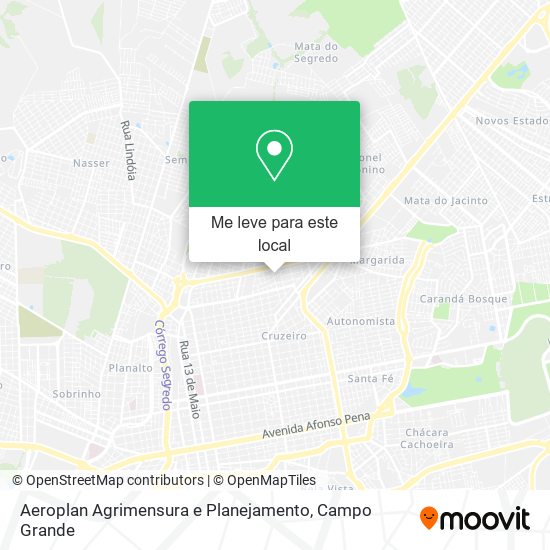 Aeroplan Agrimensura e Planejamento mapa