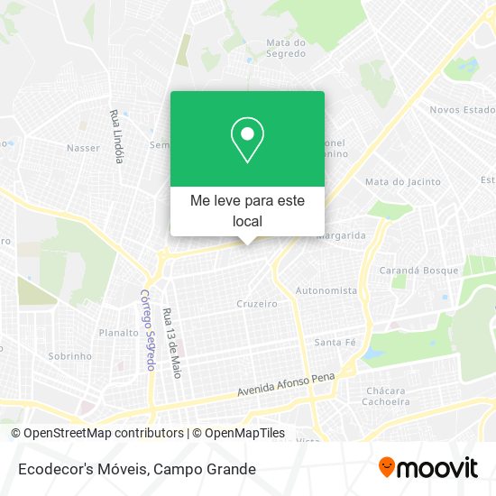 Ecodecor's Móveis mapa