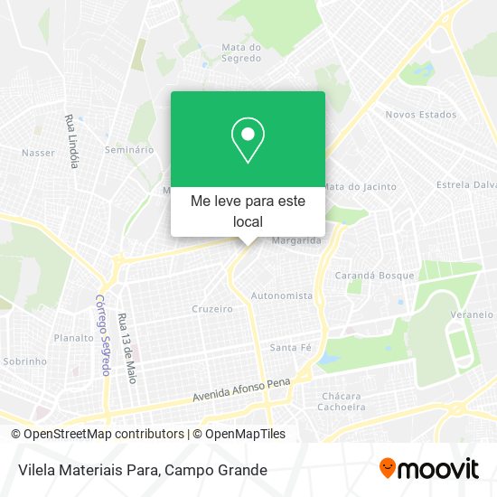 Vilela Materiais Para mapa