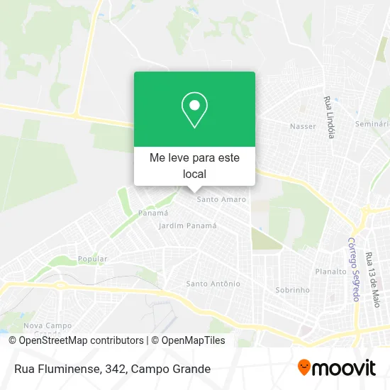 Rua Fluminense, 342 mapa