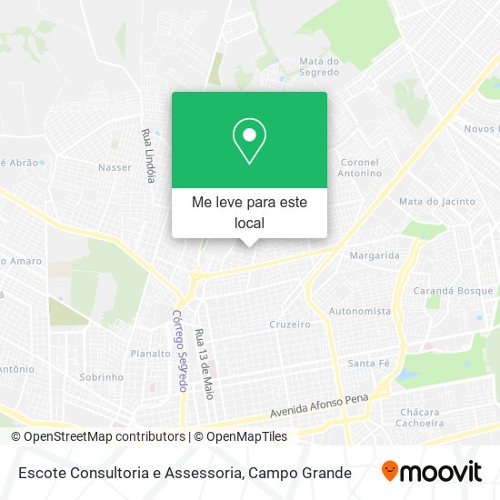 Escote Consultoria e Assessoria mapa