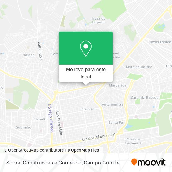 Sobral Construcoes e Comercio mapa