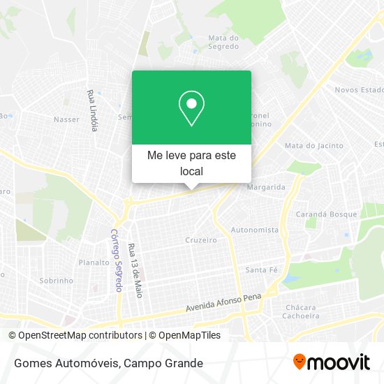 Gomes Automóveis mapa