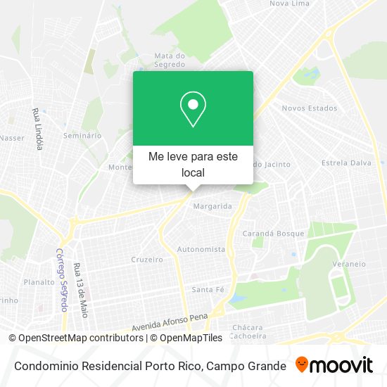 Condominio Residencial Porto Rico mapa