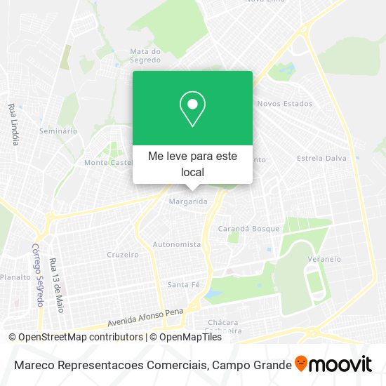 Mareco Representacoes Comerciais mapa