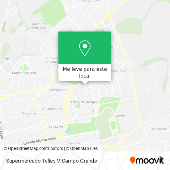 Supermercado Telles V mapa