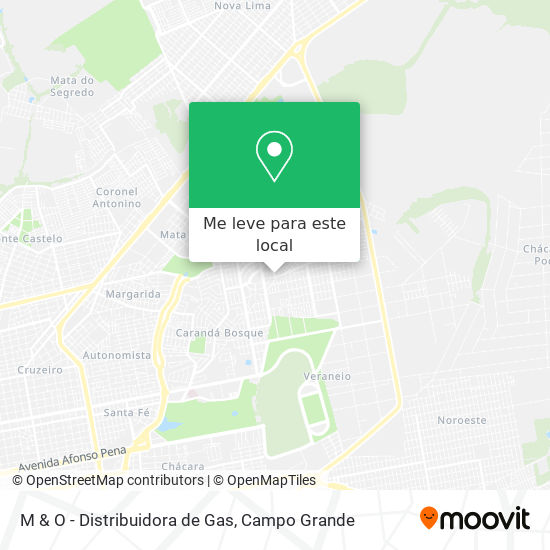 M & O - Distribuidora de Gas mapa