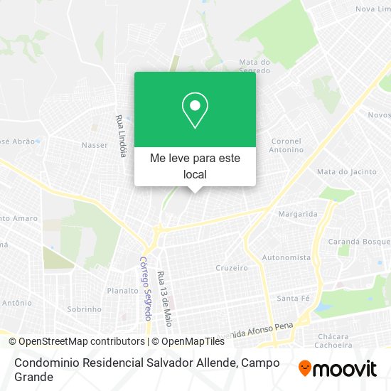 Condominio Residencial Salvador Allende mapa