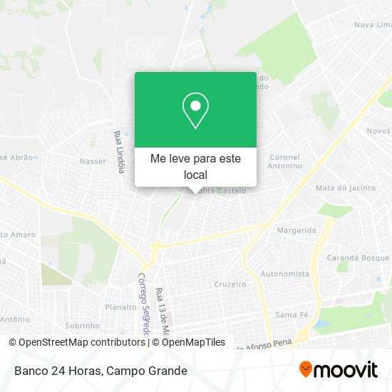 Banco 24 Horas mapa