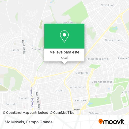 Mc Móveis mapa