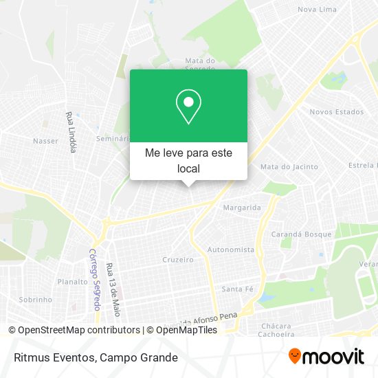 Ritmus Eventos mapa