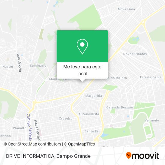 DRIVE INFORMATICA mapa