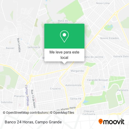 Banco 24 Horas mapa