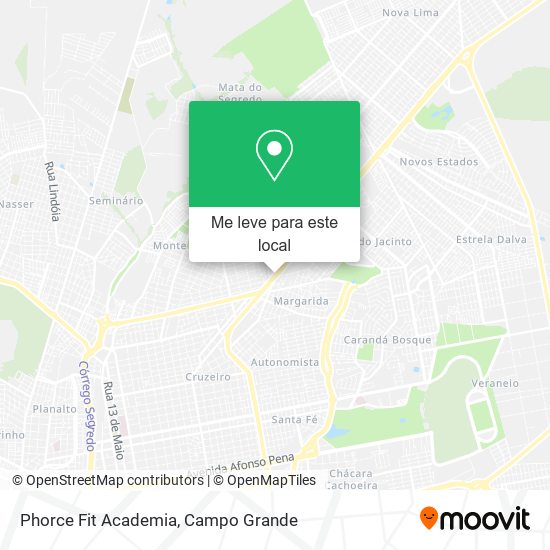 Phorce Fit Academia mapa