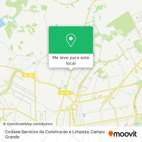 Codase-Servicos de Construcao e Limpeza mapa