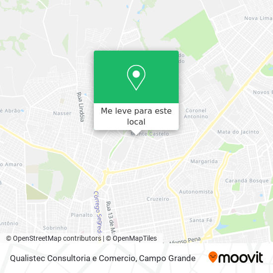 Qualistec Consultoria e Comercio mapa