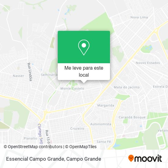 Essencial Campo Grande mapa