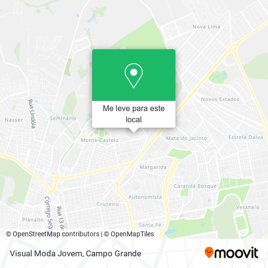 Visual Moda Jovem mapa