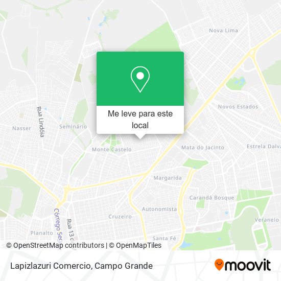 Lapizlazuri Comercio mapa