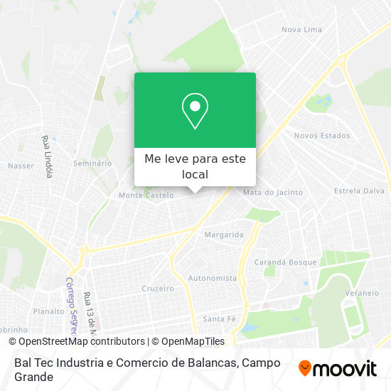 Bal Tec Industria e Comercio de Balancas mapa