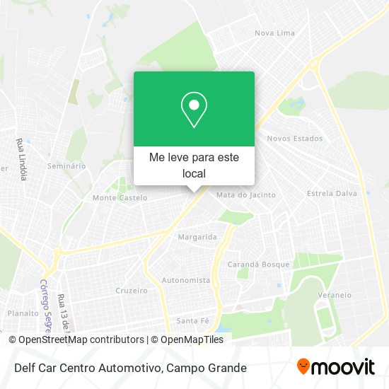 Delf Car Centro Automotivo mapa