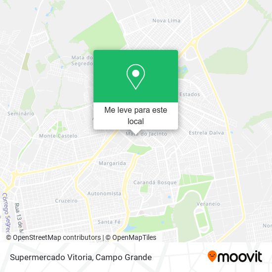 Supermercado Vitoria mapa