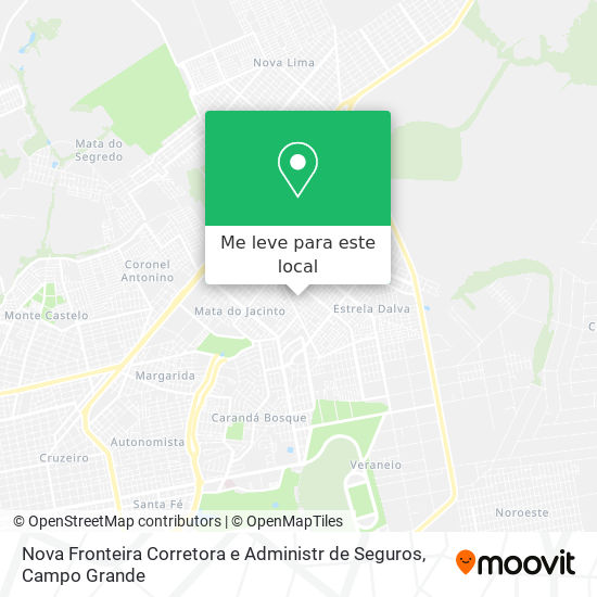 Nova Fronteira Corretora e Administr de Seguros mapa