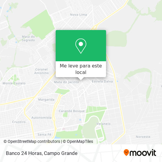 Banco 24 Horas mapa