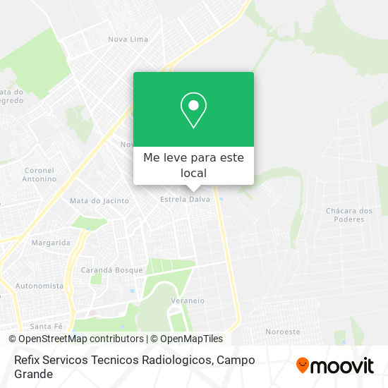 Refix Servicos Tecnicos Radiologicos mapa