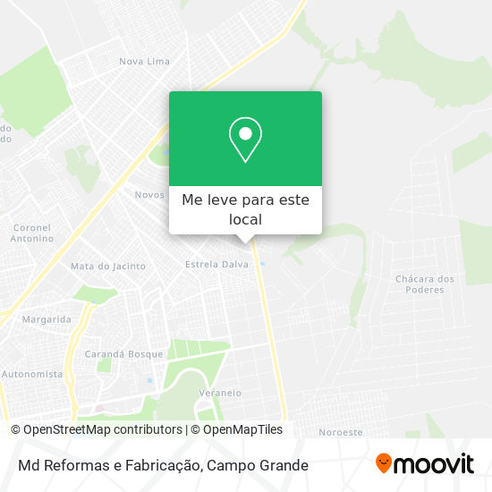 Md Reformas e Fabricação mapa