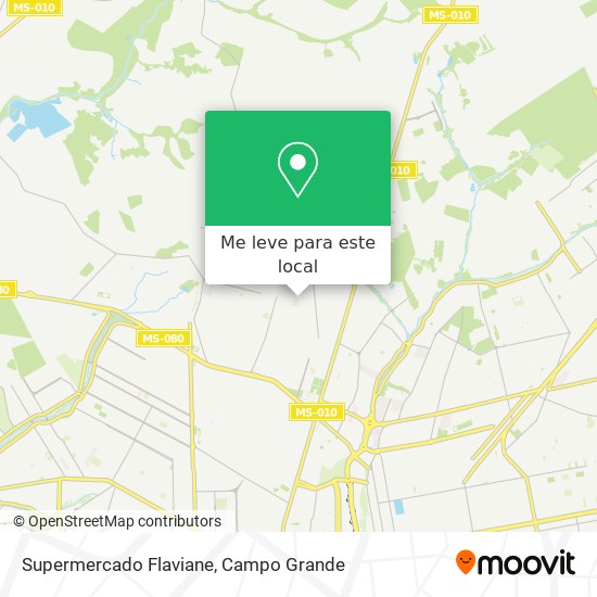 Supermercado Flaviane mapa