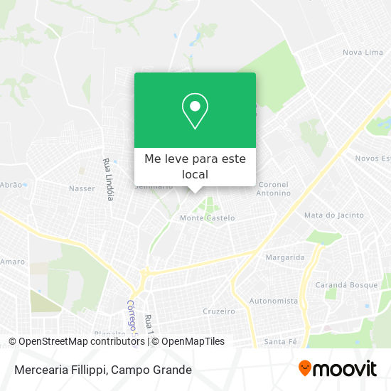 Mercearia Fillippi mapa