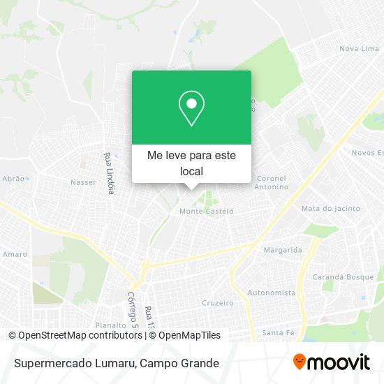 Supermercado Lumaru mapa